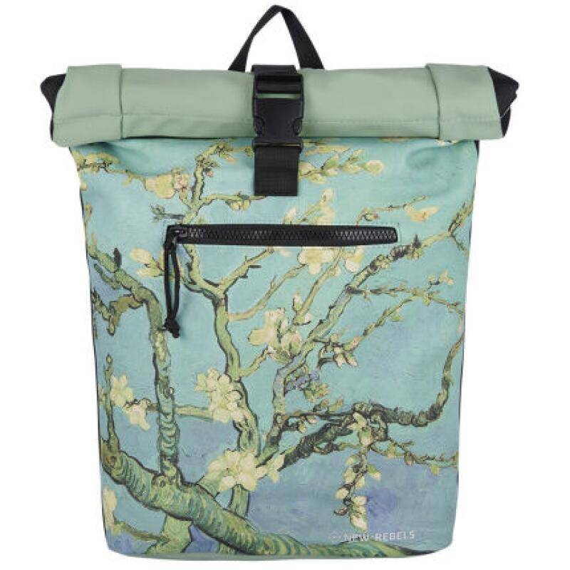 NEW REBELS - New-Rebels Mart Art - New York Rolltop Rucksack 16l almond blossoms von NEW REBELS