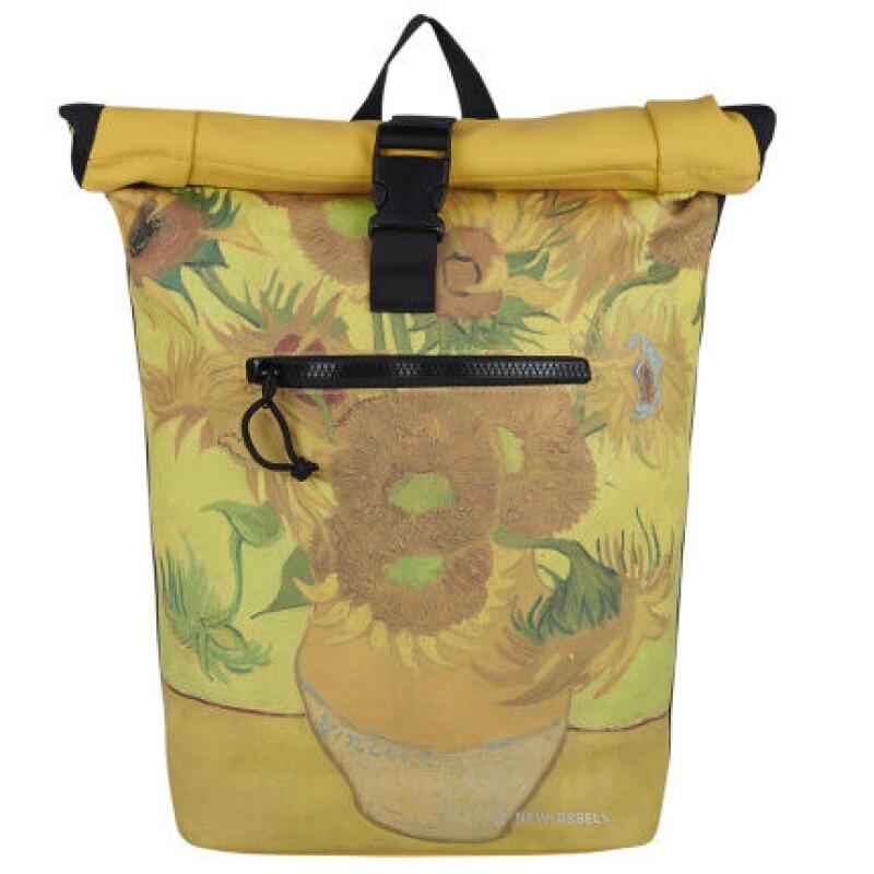 NEW REBELS - New-Rebels Mart Art - New York Rolltop Rucksack 16l sun flower Multicolor von NEW REBELS