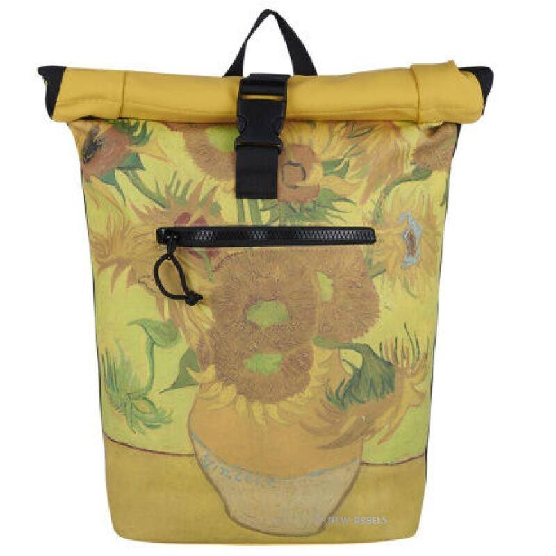 NEW REBELS - New-Rebels Mart Art - New York Rolltop Rucksack 16l sun flower Multicolor von NEW REBELS