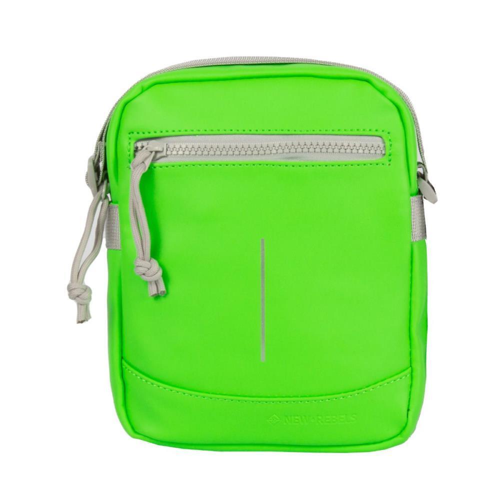 NEW REBELS - New Rebels Mart Neon Grün Topzip Umhängetasche grün von NEW REBELS