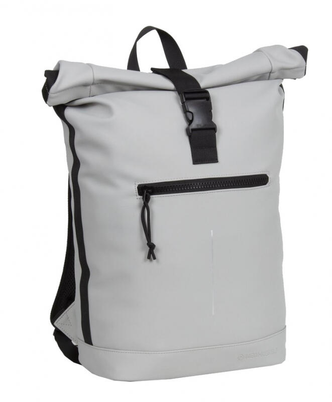 NEW REBELS - New-Rebels Mart Roll-up Rucksack mit Laptopfach grey Grau von NEW REBELS