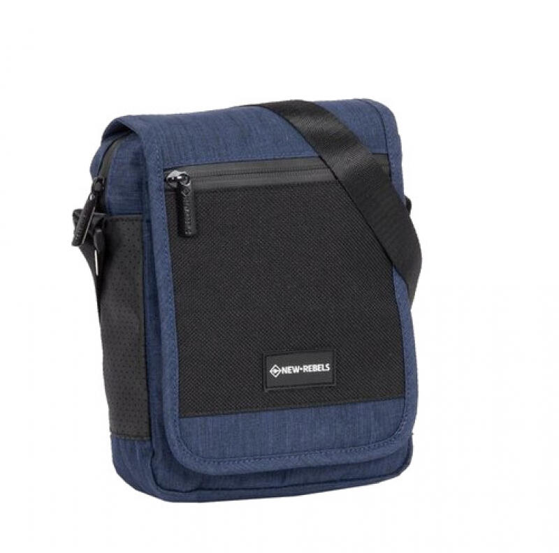 NEW REBELS - New Rebels Solar Newton Flap Schultertasche klein shadow blue Blau von NEW REBELS