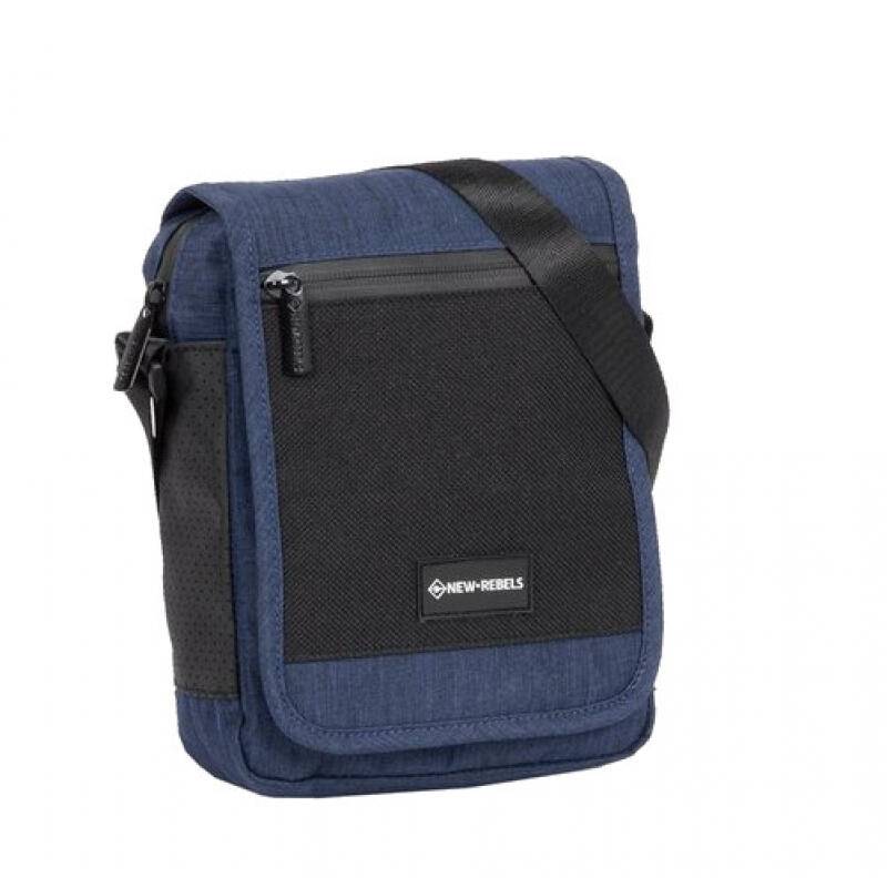 NEW REBELS - New Rebels Solar Newton Flap Schultertasche klein shadow blue Blau von NEW REBELS
