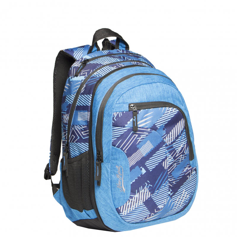 NEW REBELS - New-Rebels Two in One Rucksack mit Laptopfach navy print Blau von NEW REBELS