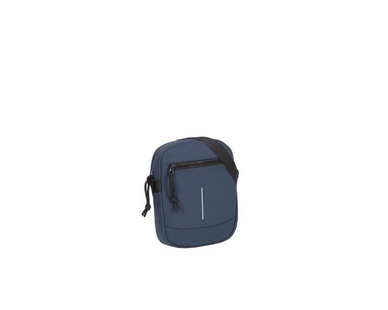 NEW REBELS Umhängetasche Columbus Topzip Schultertasche Crossbag, wasserabweisendes Planenmaterial, navy blau von NEW REBELS