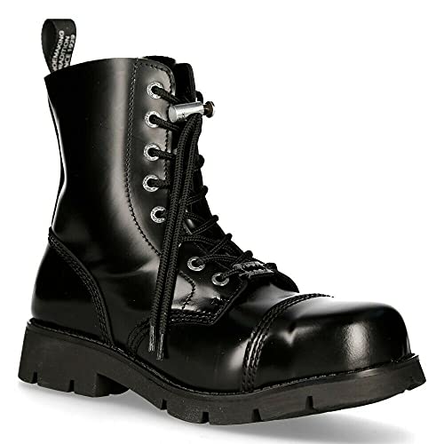 NEW ROCK Ranger-Kollektion Military Style Steel Toe Military Style Toe, Schwarz , 38 EU von New Rock