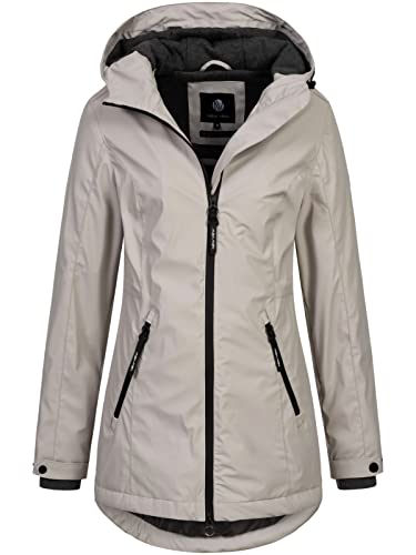 NEW VIEW Damen Regenjacke Lia mit Kapuze L60238FC kitt L von NEW VIEW