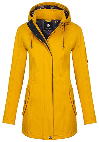 NEW VIEW Damen Softshellmantel, Farbe:gelb, Größe:L von NEW VIEW