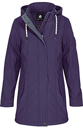 NEW VIEW Damen Softshellmantel, Farbe:lila, Größe:L von NEW VIEW