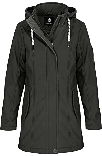 NEW VIEW Damen Softshellmantel, Farbe:schwarz, Größe:XXL von NEW VIEW