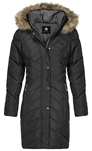 NEW VIEW Damen Steppmantel, Größe:M, Farbe:schwarz von NEW VIEW