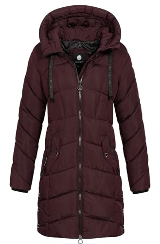 NEW VIEW Damen Winterjacke Steppmantel L60314FC00 Bordeaux M von NEW VIEW