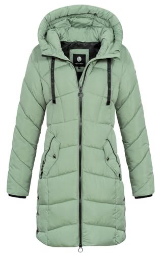 NEW VIEW Damen Winterjacke Steppmantel L60314FC00 Salbei (Iceberg Green) S von NEW VIEW