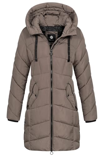 NEW VIEW Damen Winterjacke Steppmantel L60314FC00 Taupe XXL von NEW VIEW