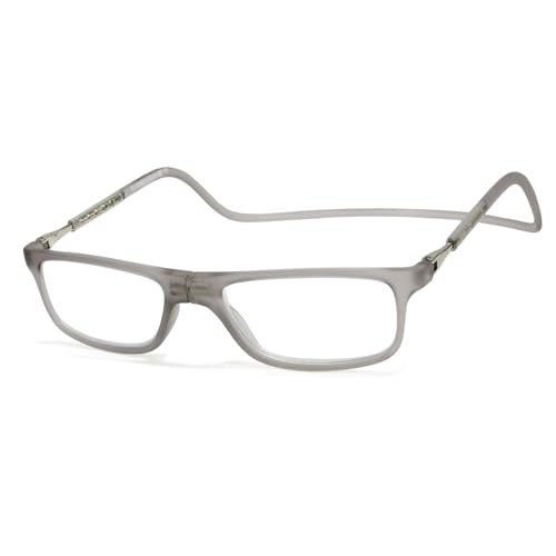 NEW VISION Lesebrille mit Magnetverschluss, Lesebrillen, Bequem Magnetverschluss Vorne, Reading Glasses NV2904, Lesehilfe für Damen Herren (WeißC9, 3, diopters) von NEW VISION