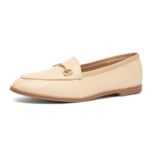 NEWBELLA Klassische Damen-Slipper – bequeme Schlupfschuhe mit Fußgewölbeunterstützung für Büro, Reisen und den Alltag, Beige, 37 EU von NEWBELLA