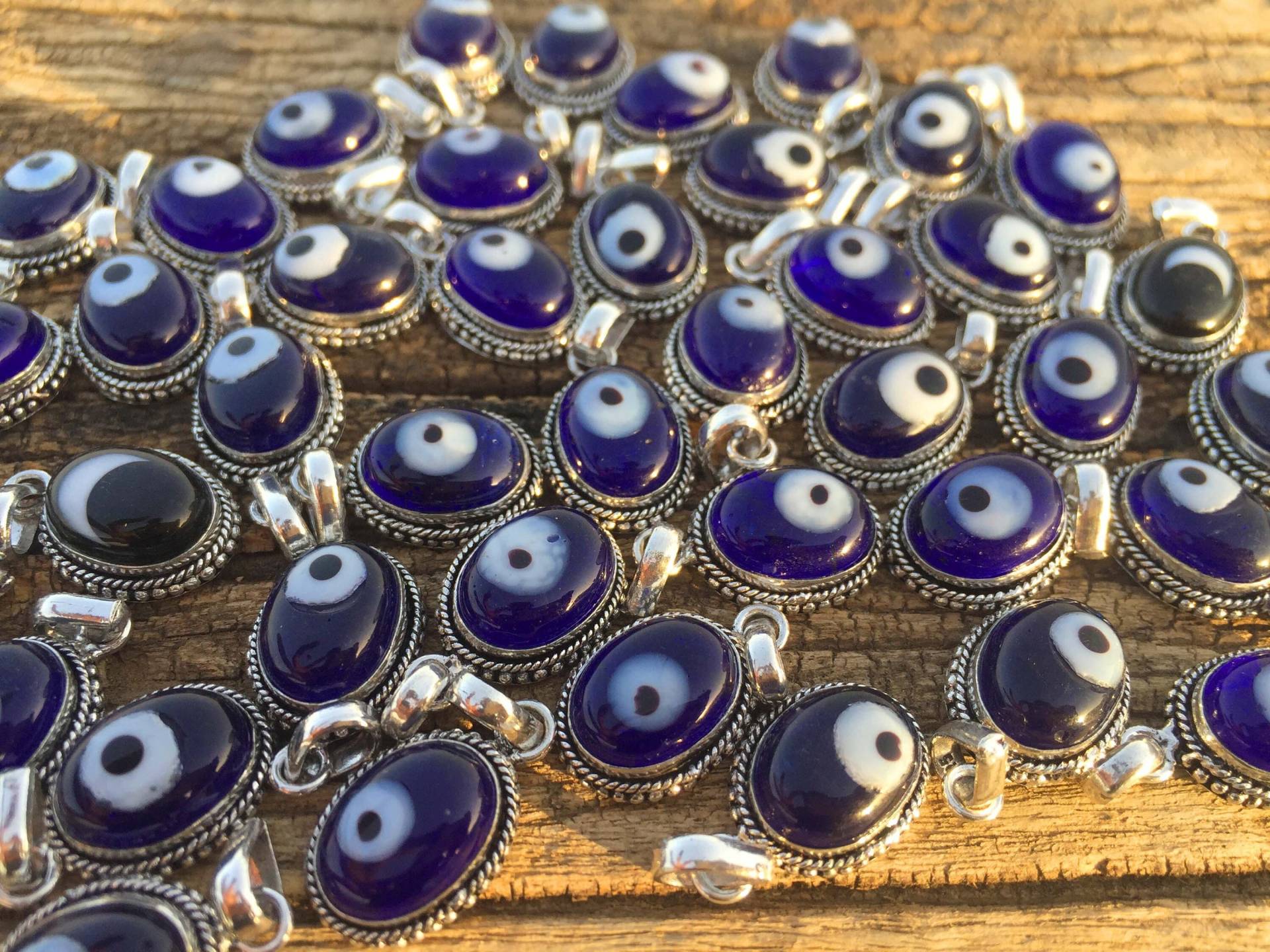 100 Stück Evil Eye Halskette Anhänger von NEWCELLECTION