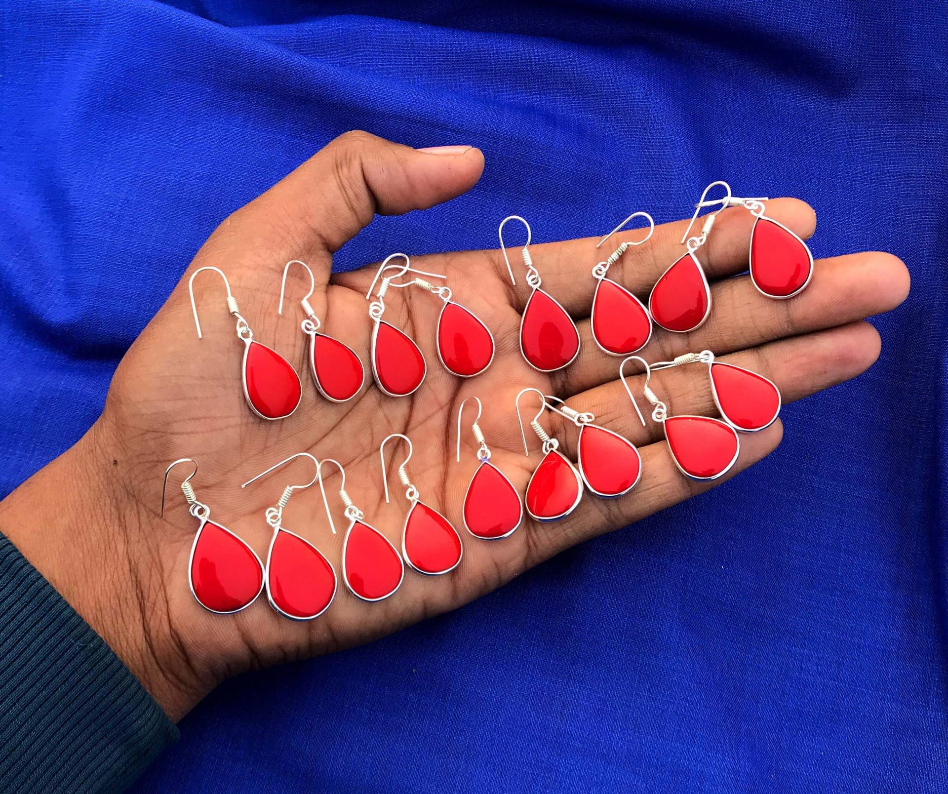 Roter Onyx Lünette Ohrring, Hippie Geschenk & Verkauf Boho Handgemachter Versilberung Ohrringe Roter Onyx Lünette Ohrring, Hippie Geschenk & Verkauf Boho Handgemachter Versilberung Ohrringe von NEWCELLECTION
