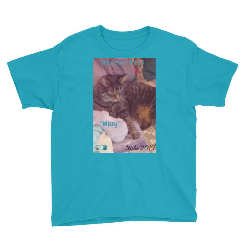 Jugend/Kinder Kurzarm T-Shirt - Rettung Haustiere Kollektion "Missy" von NEWDesignsByDawn