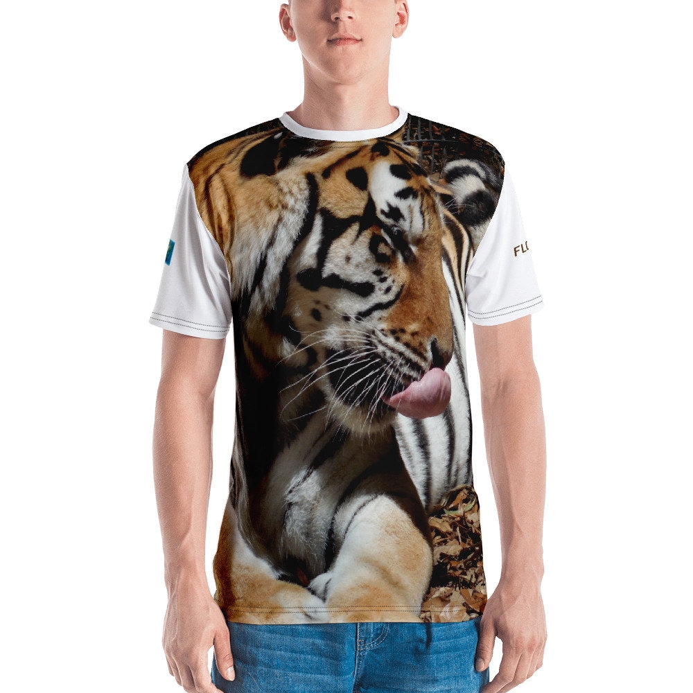 Premium T-Shirt | 2-Seitig - Kurzarm Unisex Toby The Tiger Collection von NEWDesignsByDawn