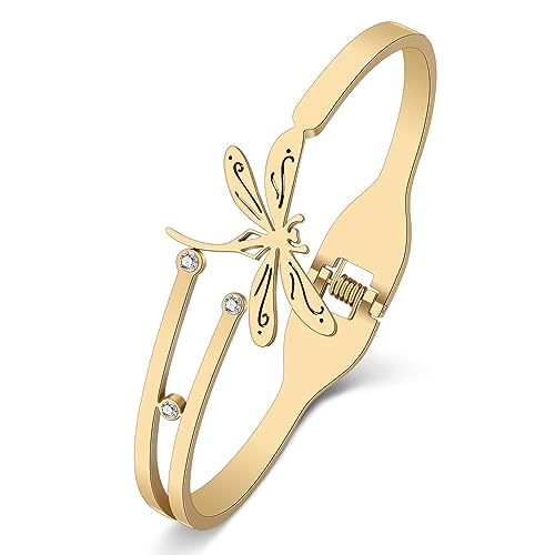 NEWEI Libelle Armband Armreif 18K Vergoldet C von NEWEI