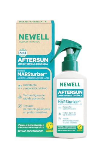 NEWELL Aftersun mit Bio-Citronella, feuchtigkeitsspendende Anti-Moskito-Lotion, für Kinder und Erwachsene, wirksames Spray gegen Tigermücke, 3 Stunden, Flasche, 100 % recycelt und recycelbar NEWELL Aftersun mit Bio-Citronella, feuchtigkeitsspendende Anti-Moskito-Lotion, für Kinder und Erwachsene, wirksames Spray gegen Tigermücke, 3 Stunden, Flasche, 100 % recycelt und recycelbar von NEWELL