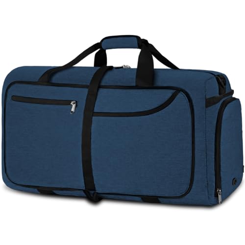 NEWHEY Reisetasche Groß 100L Faltbare Reisetaschen Leichte Sporttasche für männer mit Schuhfach für Weekender Herren Damen Duffel Taschen von NEWHEY