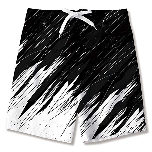 NEWISTAR Badehose Jungen Kinder Badeshorts Lustig 3D Tuschemalerei Muster Boarshorts Sommer Schnelltrocknend Badeshorts Hawaii Strand Surf Schwimmhose Urlaub Short Kurze Schwarz 14-16 Jahre NEWISTAR Badehose Jungen Kinder Badeshorts Lustig 3D Tuschemalerei Muster Boarshorts Sommer Schnelltrocknend Badeshorts Hawaii Strand Surf Schwimmhose Urlaub Short Kurze Schwarz 14-16 Jahre von NEWISTAR
