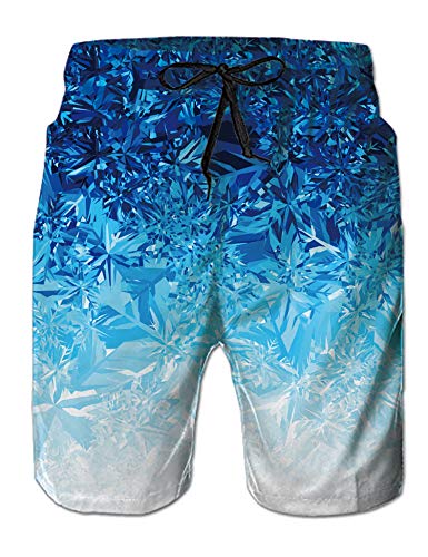 NEWISTAR Männer Badehose 3D Jogger Kurze Hose Shorts Neuheit Schnell trocknende Boardshorts Strandhose mit Netzfutter von NEWISTAR