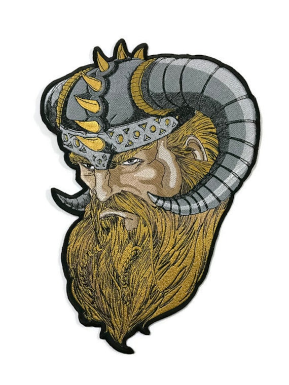 Aufnäher L Wikinger Mann von NEWKARNPUK