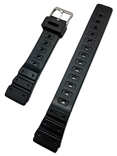 20 mm schwarzes Gummi-Uhrenarmband, bequemes und langlebiges PVC-Material von NEWLIFE