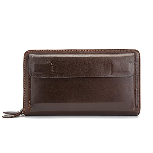 NEWNAN Brieftasche für Herren, Herren-Geldbörsen für Kreditkarteninhaber, Clutch, Herrentaschen, Münzgeldbörse, Herren, lässig (Farbe: A, Größe: Einheitsgröße) von NEWNAN