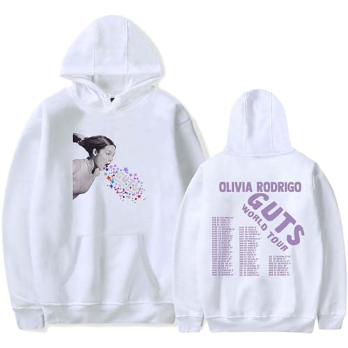NEWOK Singer Hoodie Guts World Tour Kapuzenpullover Fan Sweatshirts Paar Hoodie Geeignet für Männer und Frauen (M,White) von NEWOK