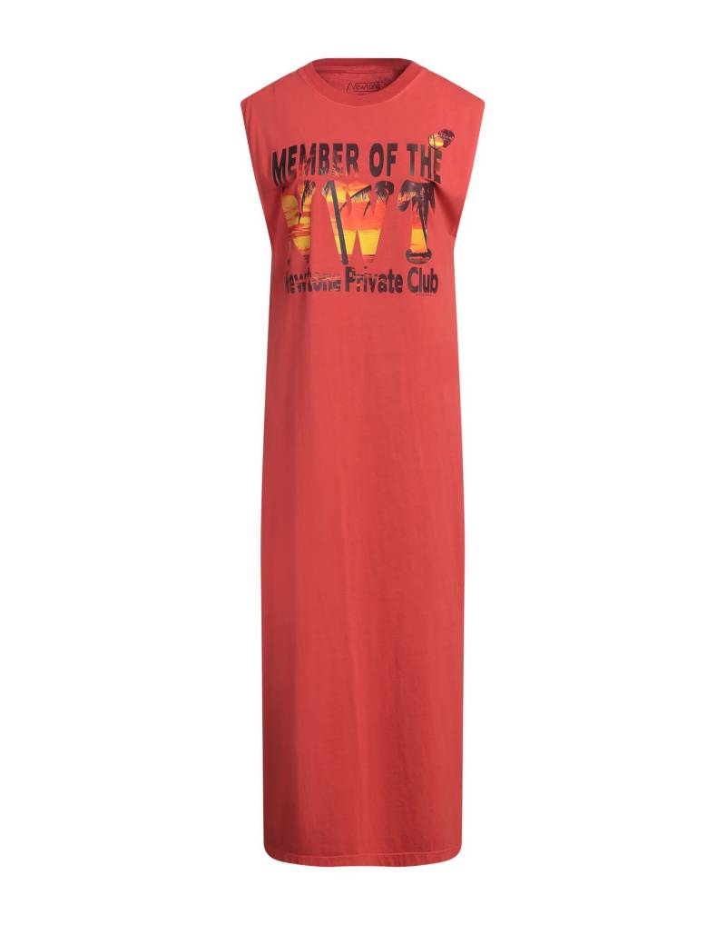NEWTONE Maxi-kleid Damen Rostrot von NEWTONE