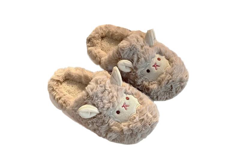 NEXORA Flauschige Hausschuhe mit Schaf-Motiv – Warme Plüsch Pantoffeln Damen Plüsch Hausschuhe kuschelige Hausschuhe im 3D-Design NEXORA Flauschige Hausschuhe mit Schaf-Motiv – Warme Plüsch Pantoffeln Damen Plüsch Hausschuhe kuschelige Hausschuhe im 3D-Design von NEXORA