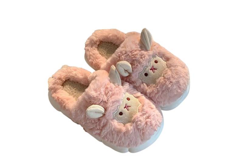 NEXORA Flauschige Hausschuhe mit Schaf-Motiv – Warme Plüsch Pantoffeln Damen Plüsch Hausschuhe kuschelige Hausschuhe im 3D-Design NEXORA Flauschige Hausschuhe mit Schaf-Motiv – Warme Plüsch Pantoffeln Damen Plüsch Hausschuhe kuschelige Hausschuhe im 3D-Design von NEXORA