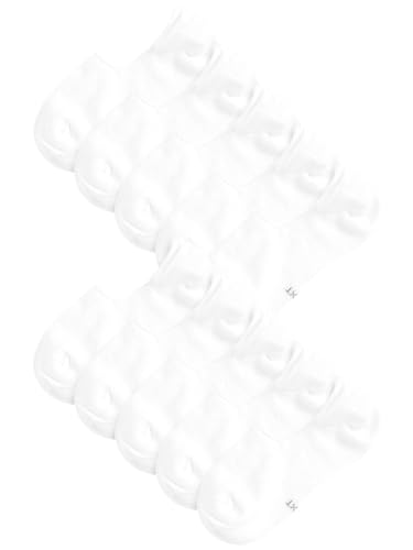 NEXT 10 x Unsichtbare Socken Weiß 43 von NEXT