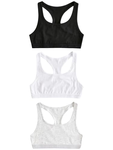 NEXT 3er-Pack Kurztops mit Ringerrücken Schwarz/Weiß/Grau 11 Jahre von NEXT