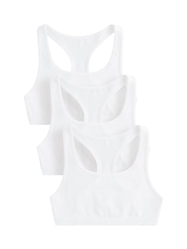 NEXT 3er-Pack Kurztops mit Ringerrücken Weiß 15 Jahre von NEXT