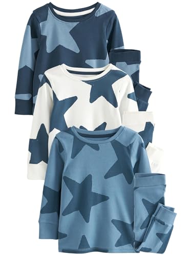 NEXT 3er-Pack Langarm-Schlafanzüge Blau/Marineblau 18 Monate von NEXT