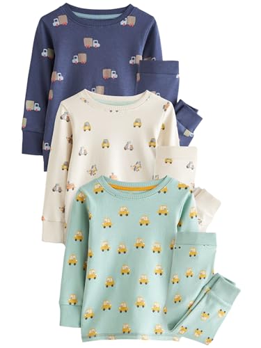NEXT 3er-Pack Snuggle Schlafanzüge Grün/Blau Transport 5-6 Jahre NEXT 3er-Pack Snuggle Schlafanzüge Grün/Blau Transport 5-6 Jahre von NEXT