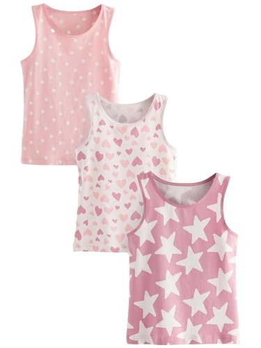 NEXT Trägerhemden mit Feenmuster, 3er-Pack Rosa 7 Jahre von NEXT