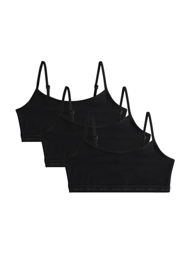 NEXT 3er-Pack verkürzte Trägertops Schwarz 13 Jahre von NEXT