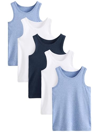 NEXT 5er-Pack Trägertops aus Biobaumwolle Blau 15 Jahre von NEXT
