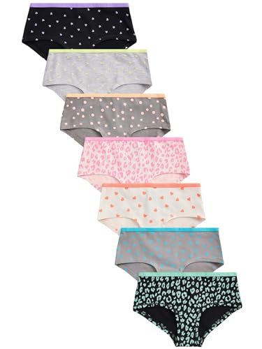NEXT 7er-Pack Slips, Hipster Grey/White/Black Bright Prints 11-12 Jahre von NEXT