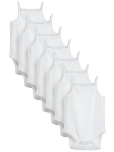 NEXT 7er-Pack Trägertops Weiß 0 Monate von NEXT