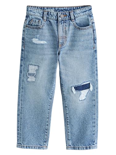 NEXT Authentic Denim Jeans 100% Baumwolle-Loose-Fit Mittelblau 6 Jahre von NEXT