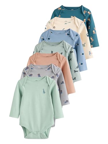 NEXT Baby-Bodysuits im 7er-Pack Türkisblau 12 Monate von NEXT