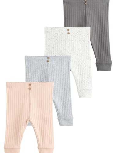 NEXT Baby-Leggings im 4er-Pack Mono/Neutral 12 Monate von NEXT