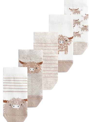 NEXT Babysocken im 5er-Pack Neutral Hamish 6 Monate von NEXT
